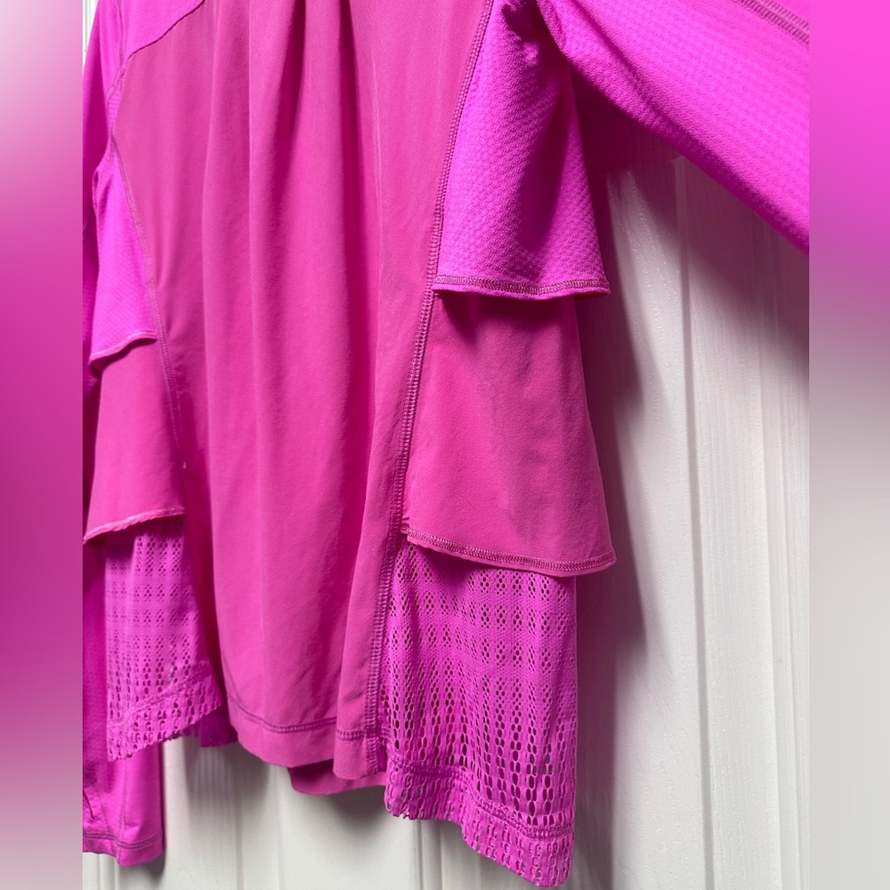 Lululemon Women's Fuchsia Pink Athletic Jacket Size 8 - Picture 12 of 13
